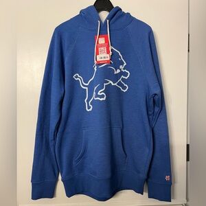 Detroit Lions Homage Blue Hoodie Women’s Size Medium BRAND NEW WITH TAG